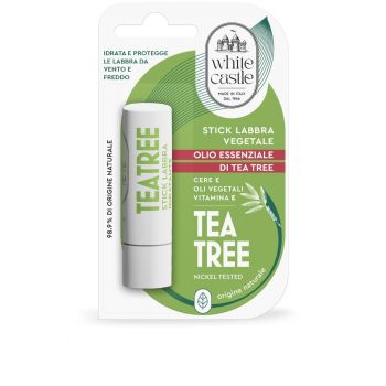Stick labbra vegetale con olio essenziale di tea tree