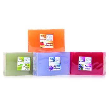 Saponetta trasparente vegetale con glicerina