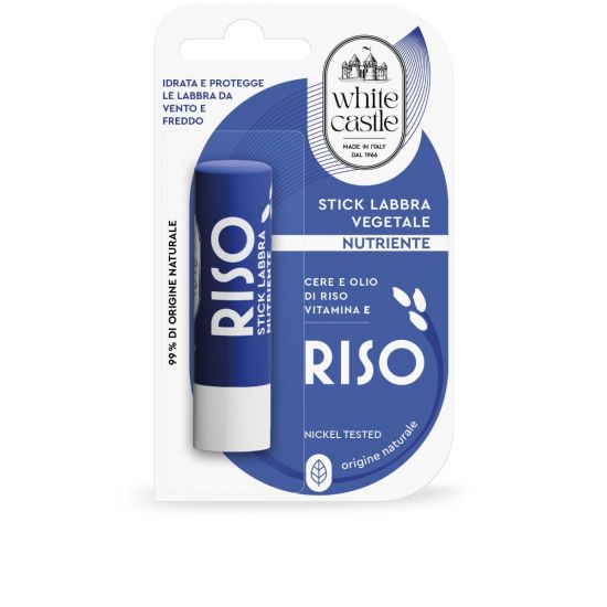 Stick labbra vegetale con olio di riso